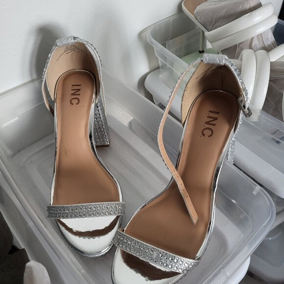 INC Rhinestone Platform Heels - Picture 4 of 5